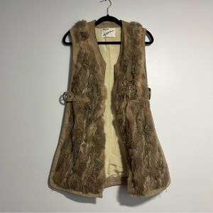 Günter Saks Fifth Ave. Vintage rabbit fur vest